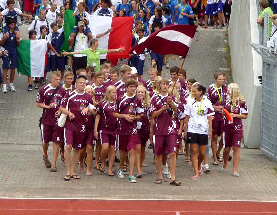 Latvijas junioru izlasēm 9. un 14. vieta pasaules frisbija čempionātā