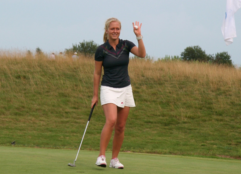 Krista Puisīte pirmo reizi karjerā uzvar NCAA golfa turnīrā