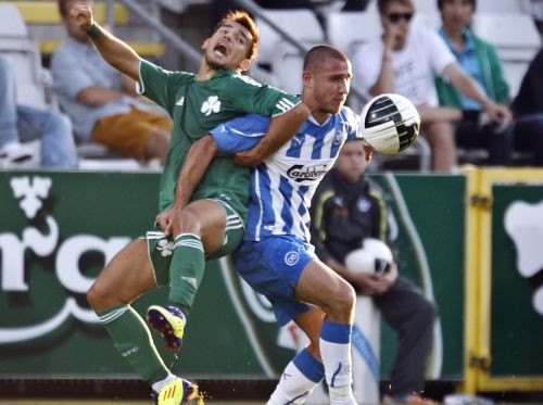 Čempionu līga: "Panathinaikos" pēdējā minūtē izlaiž uzvaru Dānijā