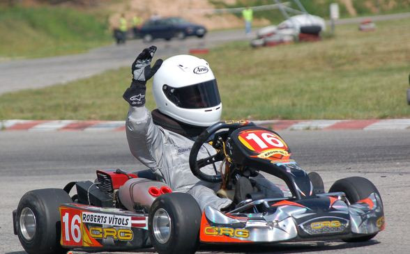 Kartingists Vītols Baltijas labāko pulkā