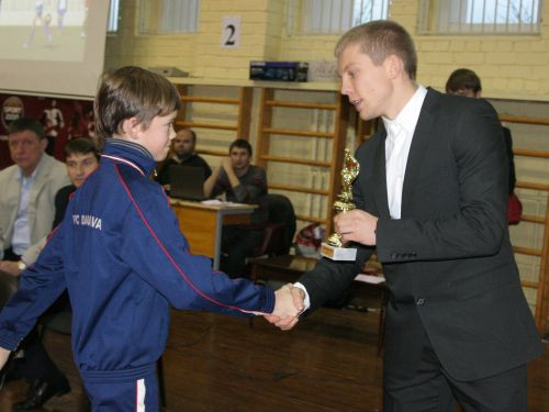 Cauņa piedalījās BFC "Daugava" labāko sveikšanā