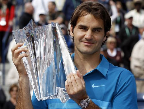 Federers ceturto reizi uzvar Indianvelsā