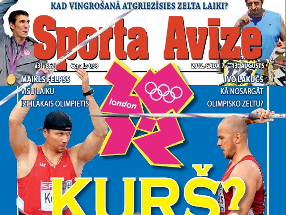 Sporta Avīze. 2012.gada 31.numurs (7.augusts - 13.augusts)