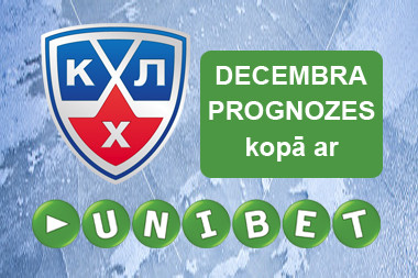 Konkurss: "KHL decembra prognozes kopā ar Unibet.com"