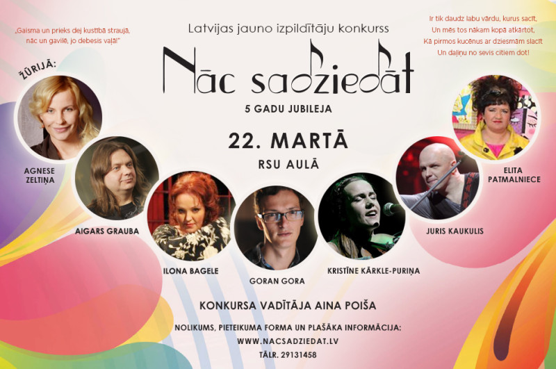 NĀC SADZIEDĀT 2014 ir klāt