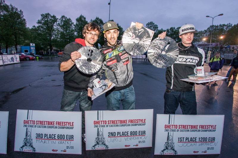 Austrumeiropas čempionāta posmā - „Ghetto Streetbike Freestyle” Grīziņkalnā – triumfē soms Vatanens