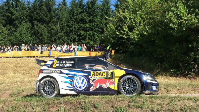 Latvala ātrākais WRC posma "Rallye Deutschland" iesildīšanās sesijā