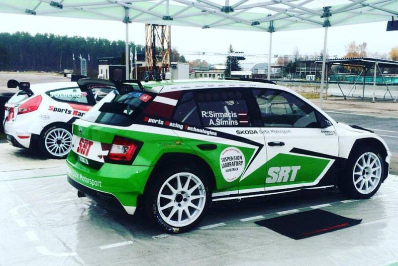 Latvijas čempions Sirmacis cer startēt ERC ar jaudīgo "Skoda Fabia R5"