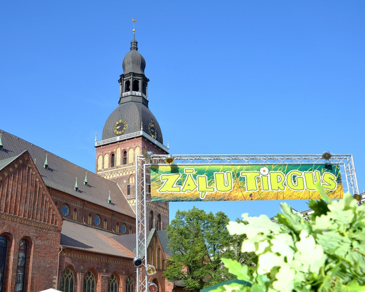 Aicina uz tradicionālo Zāļu tirgu Doma laukumā (+VIDEO)