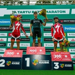 Latviešiem uzvaras un godalgotas vietas prestižajā Tartu MTB maratonā