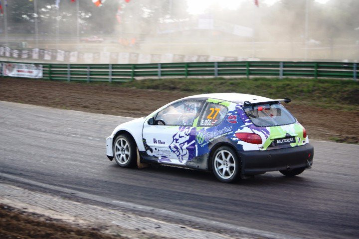 Edijs Ošs ar otro vietu debitē "RallyCross challenge Europe" seriālā