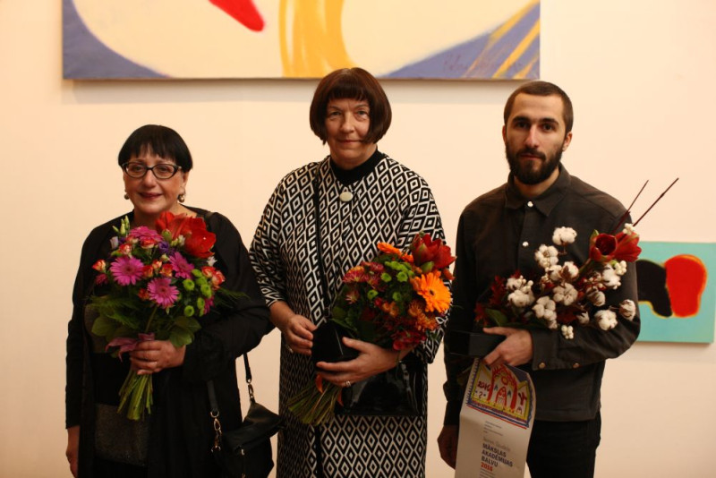 "Mākslas akadēmijas balva 2016" pasniegta Helēnai Heinrihsonei, Mārai Lācei un Reinim Dzudzilo