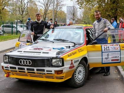 Maskavas rallijā šovā ar "Audi Quattro" startēs brāļi Velmes