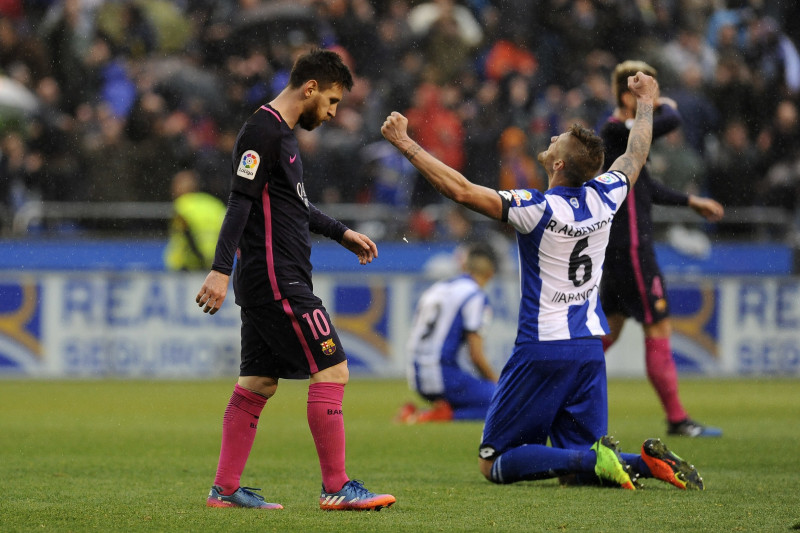 "Barcelona" viesos zaudē "Deportivo La Coruna"