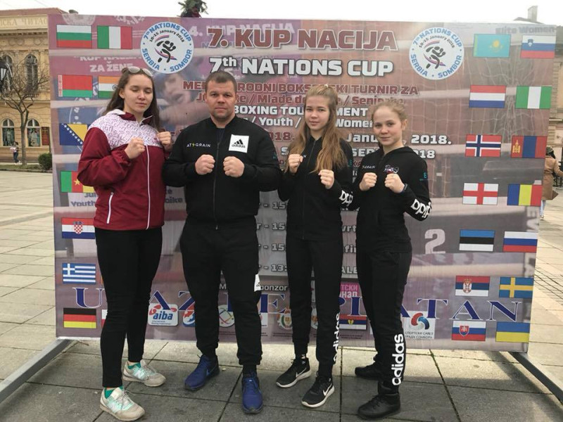 Latvijas izlases bokserēm trīs medaļas Serbijā