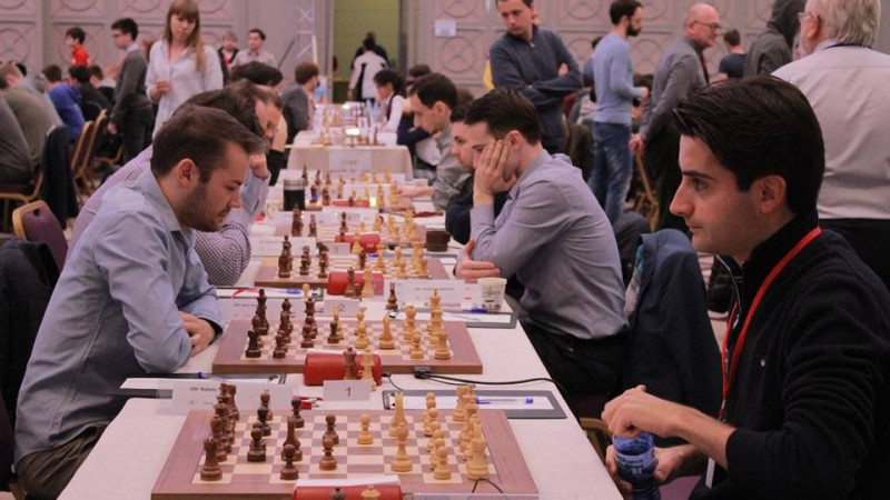 Šahisti Kovaļenko un Kantāns uzvar EČ septītās kārtas cīņās