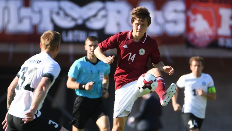 Jaunie laiki Latvijas futbolā sākas ar uzvaru pār Igauniju