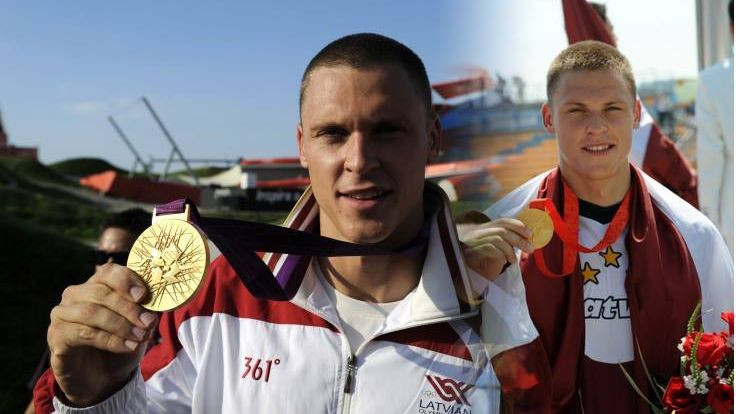 Valmierā atklāta divkārtējā olimpiskā čempiona Štromberga vārdā nosaukta trase