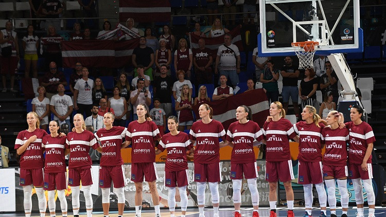 Latvijai deviņas iespējamās pretinieces "Women`s EuroBasket 2019" grupā