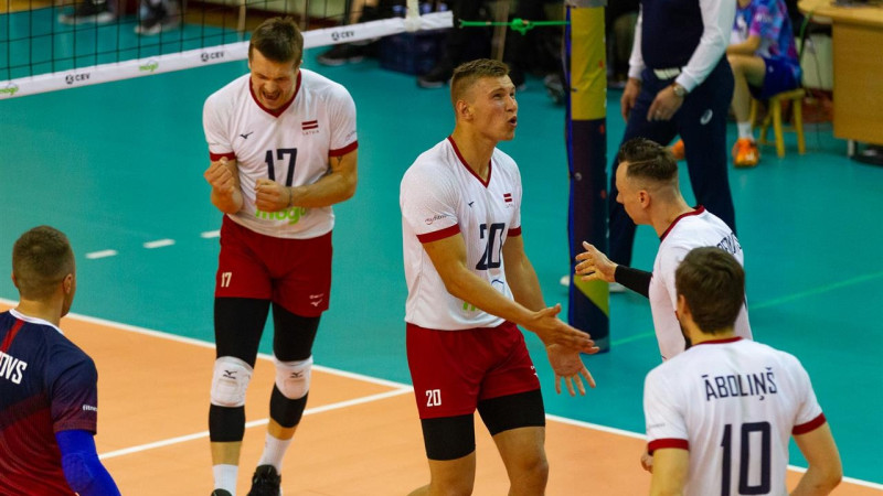 Otrā uzvara pār Beļģiju garantē Latvijai vietu Zelta līgā arī nākamsezon