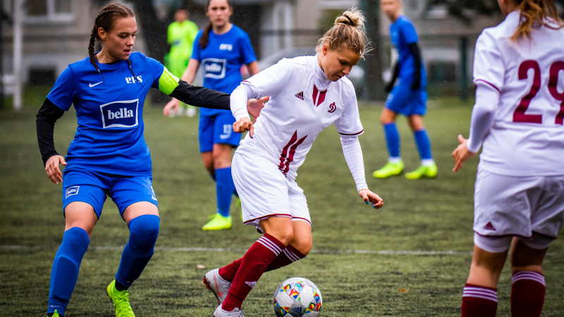 Rīgas derbijs Olainē: "Dinamo" un "Rīgas FS" izspēlēs sieviešu sezonas pēdējo trofeju