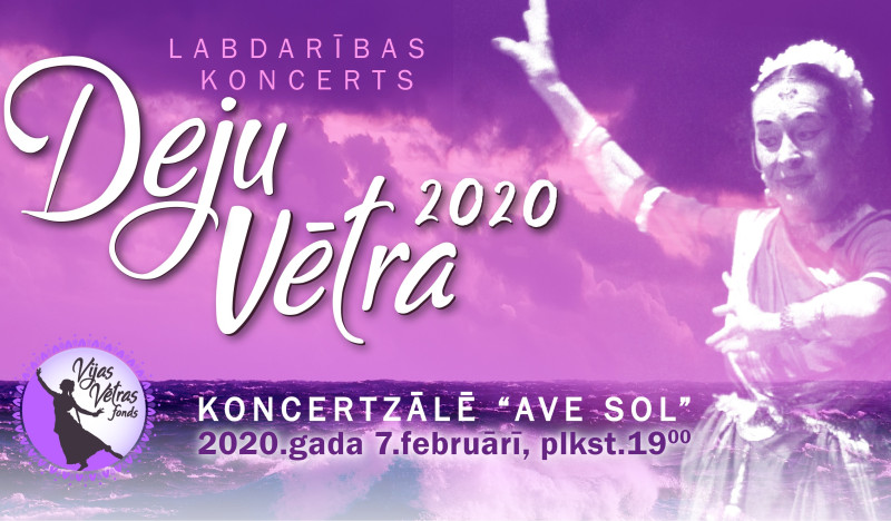 Par godu Vijas Vētras 97. dzimšanas dienai “Vijas Vētras FONDS” aicina uz koncertu “Deju Vētra 2020”