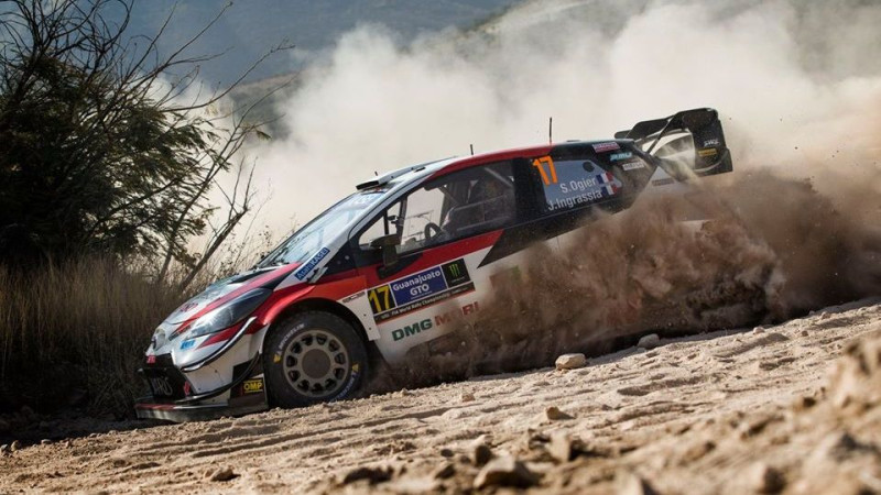 Ožjē pārņem vadību Meksikas WRC, ''Hyundai'' pilotiem neveiksme