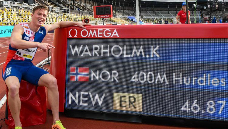 Dimanta līgā norvēģu skrējēja Varholma šovs, jauns Eiropas rekords