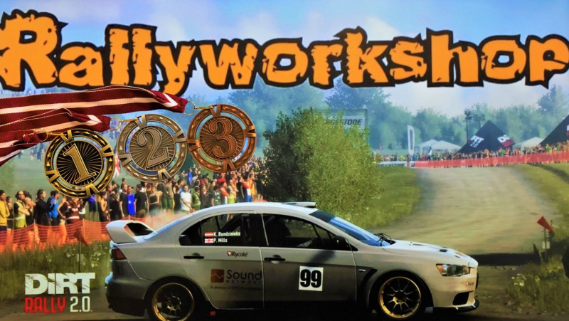 Sesto reizi tiks aizvadītas digitālā rallija sacensības ''Rallyworkshop championship''