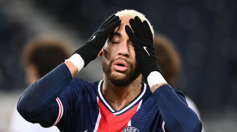 Neimāra 50. vārti Francijas čempionāta karjerā neglābj PSG no punktu zaudēšanas