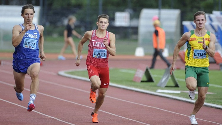 Latvijas U23 izlase ar jaunu valsts rekordu izcīna sesto vietu EČ 4x100m stafetē