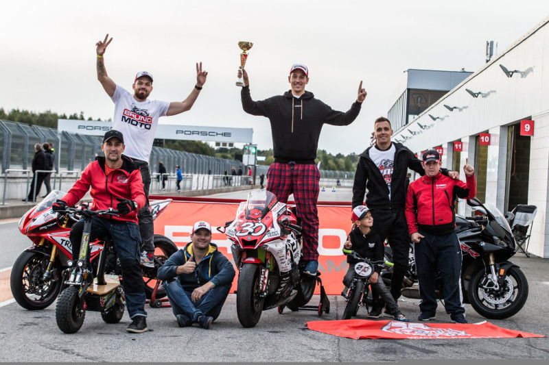 Garijs Rožkalns jaudīgākajā Superbike klasē izcīna uzvaru Baltijas čempionāta noslēdzošajā posmā