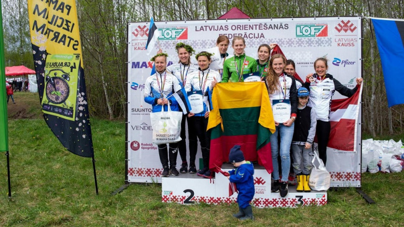 Latvija uzvar Baltijas čempionātā orientēšanās sportā