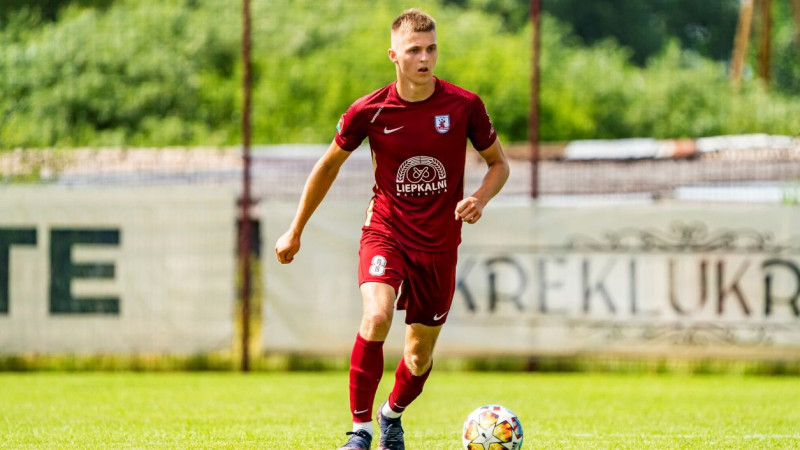 "Jelgavas" U19 futbolisti debijā UEFA Jaunatnes līgā cieš sakāvi Ungārijā
