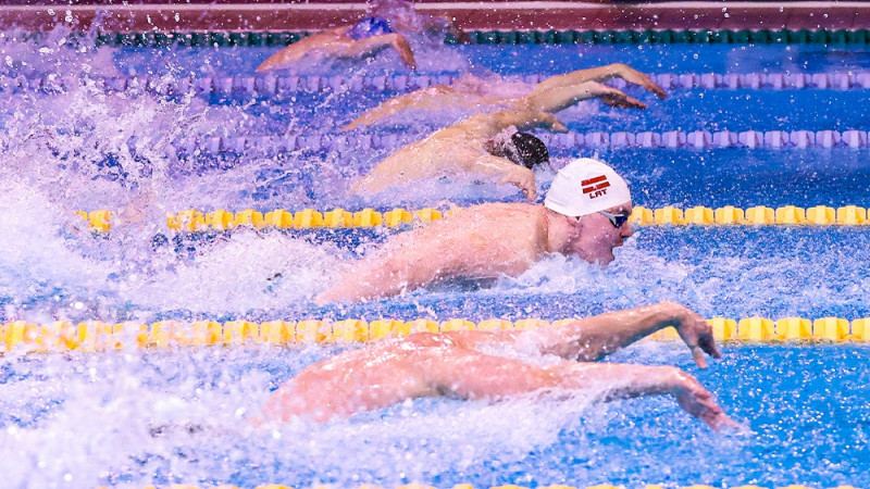 Rīt Baltijas valstu čempionātā peldētāji sāks cīņu par Parīzes olimpisko spēļu kvotām