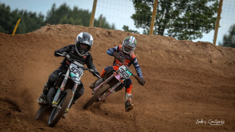 Noslēdzies Latvijas Junioru motokrosa čempionāta pirmspēdējais posms