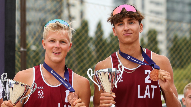 Fokerots/Bulgačs Rīgā izcīna U20 Eiropas čempionāta bronzu
