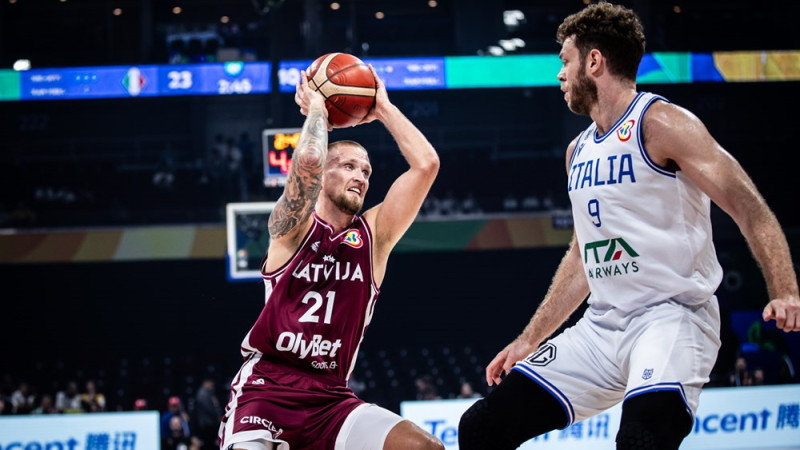 Saliec atzīmes Latvijas basketbolistiem par cīņu pret Itālijas izlasi!
