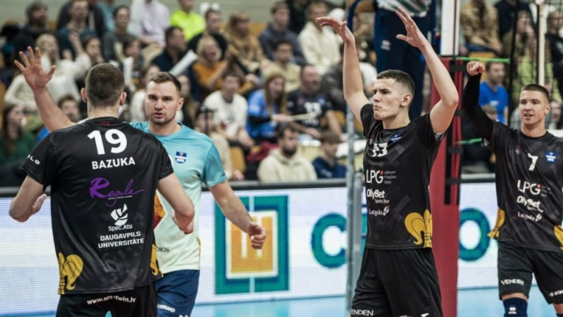 Baltijas volejbola līgas "Final 4" iekļūst divas no trim Latvijas komandām