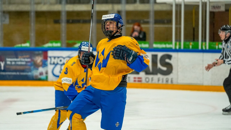 Ukrainas U18 hokejisti pārspēj dāņus un tēmē uz PČ eliti, Lietuva uzvar Franciju un Itāliju