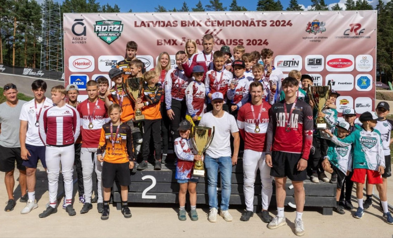 BMX Latvijas čempionāta klubu vērtējumā triumfē ''Mītavas kumeļi''