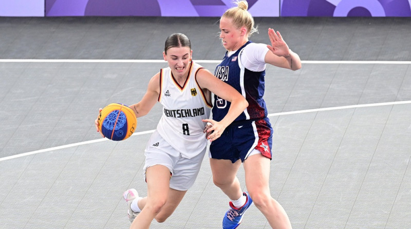 3x3 basketbola turnīrs sievietēm sākas ar pārsteidzošu Vācijas uzvaru pār ASV