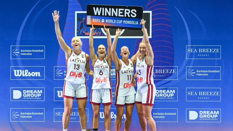 Latvijas fantastiskais četrinieks triumfē "Women`s Series" sabraukumā Baku