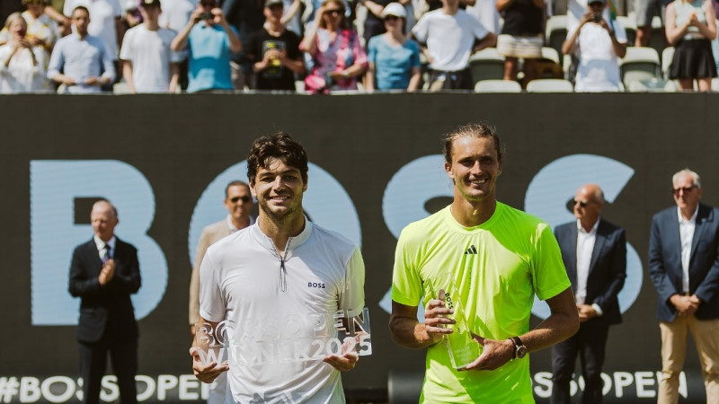 Štutgartes finālā Frics pieveic Zverevu, izcīnot devīto ATP titulu