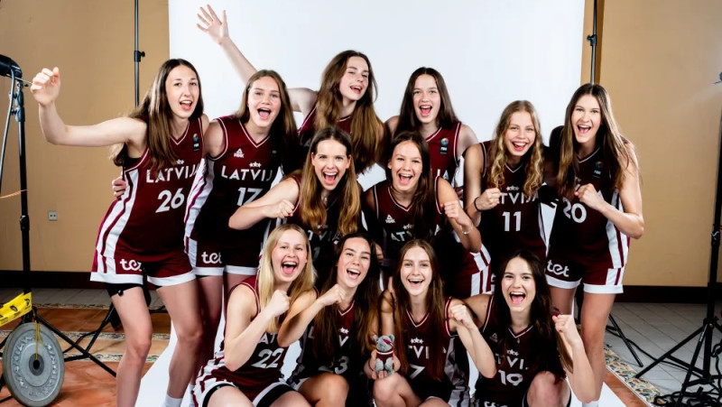Tuvāk Brazīlijai nekā Latvijai: U18 meitenes sāks Eiropas čempionātu