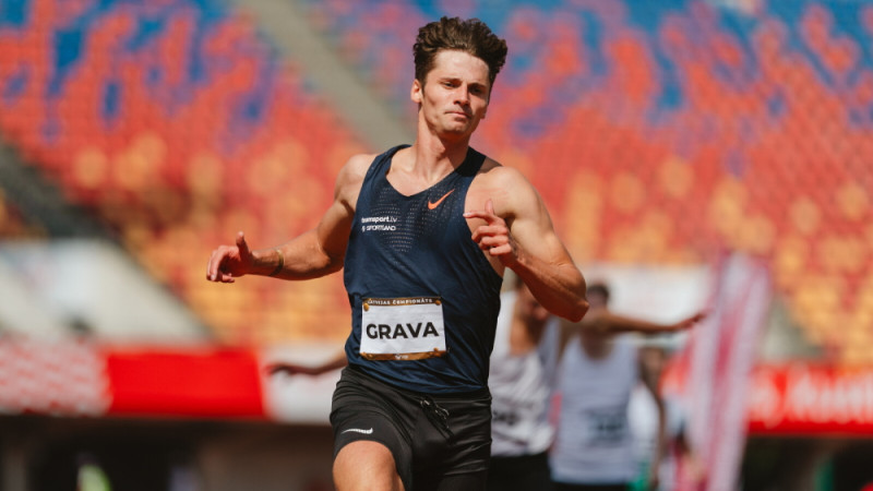 Gravam Zviedrijā uzvara 200 metru sprintā