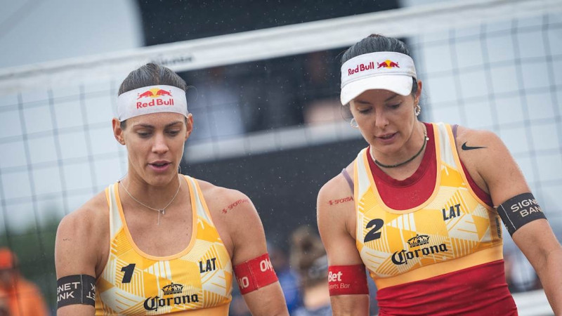 Monreālas bronzas finālā Samoilova un Graudiņa piekāpjas olimpiskajām čempionēm