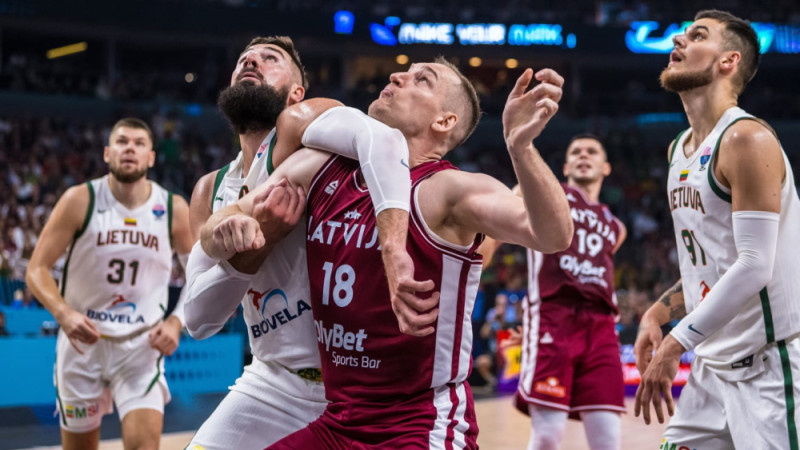 Saliec mūsu basketbolistiem atzīmes par kauju Baltijas derbijā!