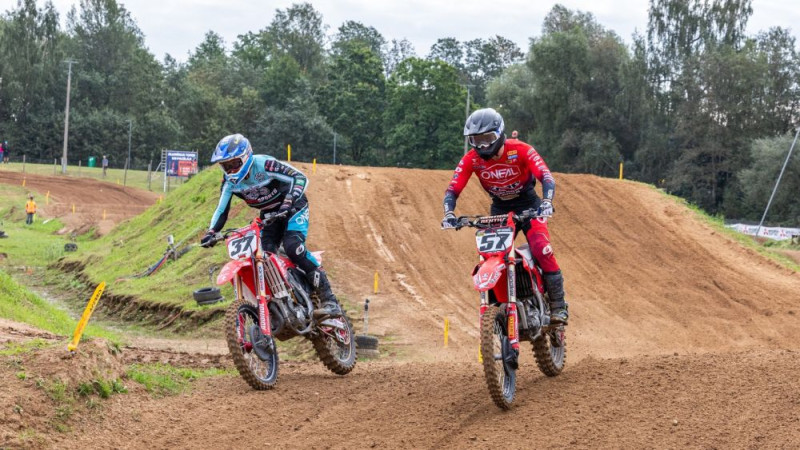 Stelpē noslēdzas Latvijas motokrosa čempionāts, MX1 klasē uzvar Pumpurs