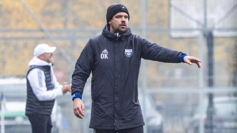 "Grobiņa" izglābjas no divu vārtu deficīta un spēlē ar kautiņu iegūst pārspēļu tiesības